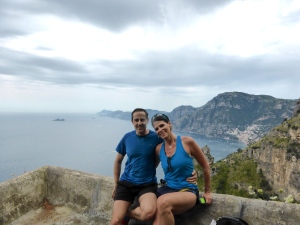 Enjoying 4-hour hike above the Amalfi Coast. Locals call it, "Path of The Gods."